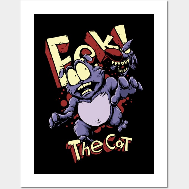 Eek! The cat Wall Art by Bodya